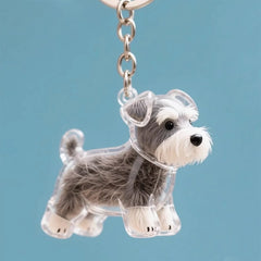Cat Pup Capsule Keychain Pet Hair Storage Pendant Lab