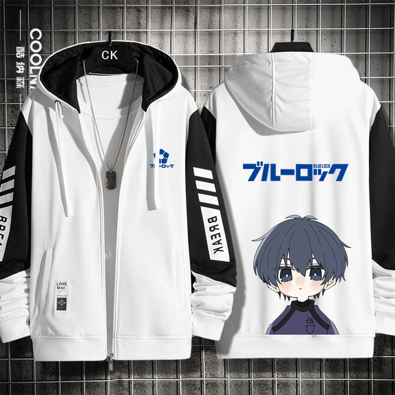 Cool Anime Printed Cardigan Thin Hoodie