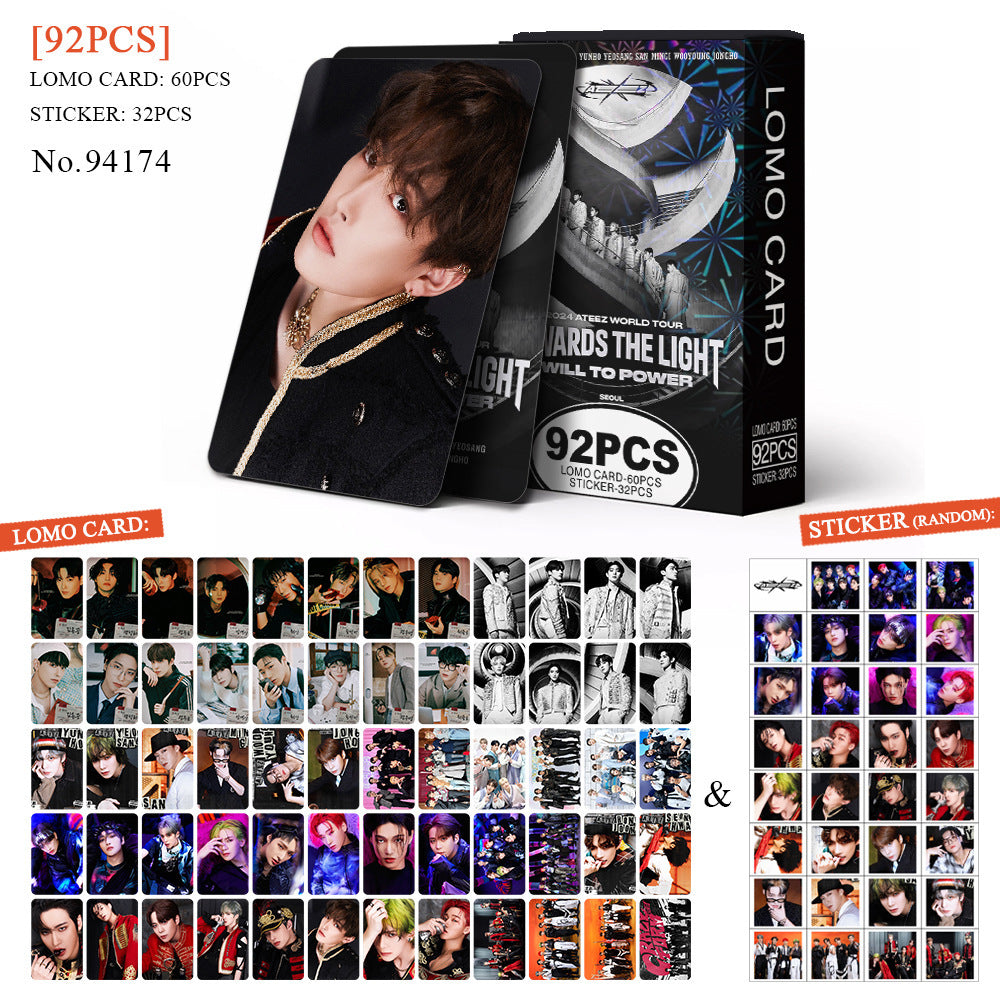 92pcs Boxed Photocards