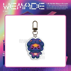 "We Made" Cartoon Acrylic Pendant Keychain