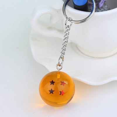 Trendy Anime Crystal Ball Keychain Pendant