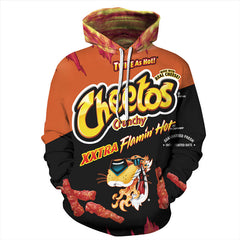 Unisex Trendy Snacks Digital Printed Cosplay Hoodie