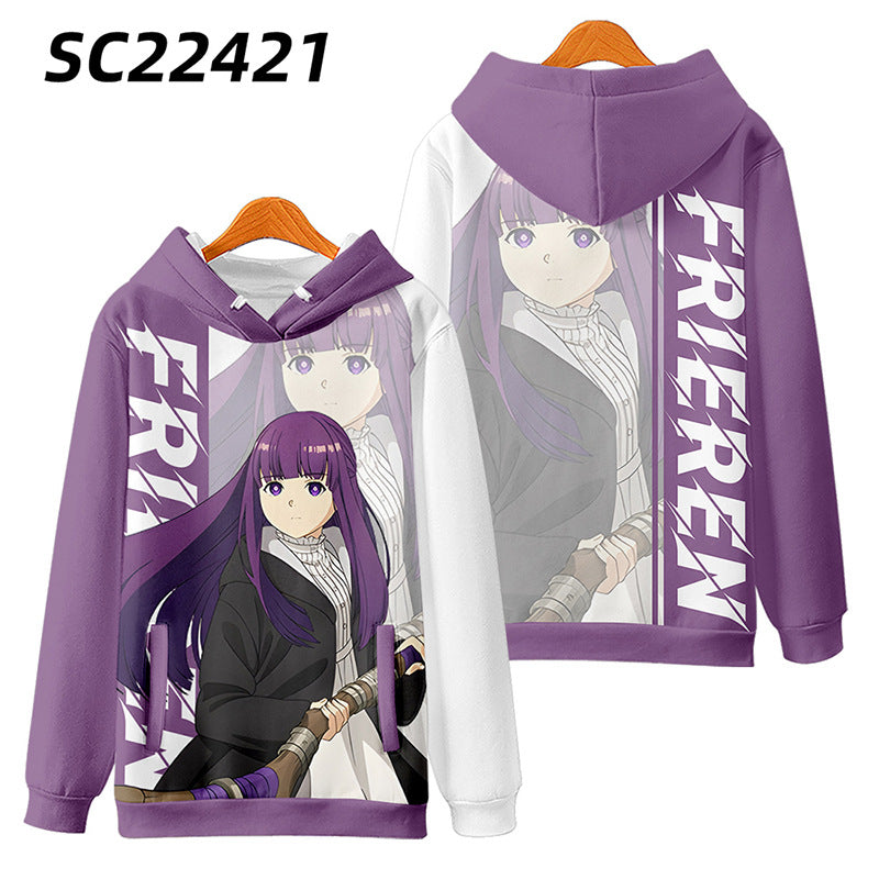 Women's Anime 3d Print Cosplay Hoodie