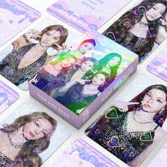 60PCS IDLE Heart Flash Photocard