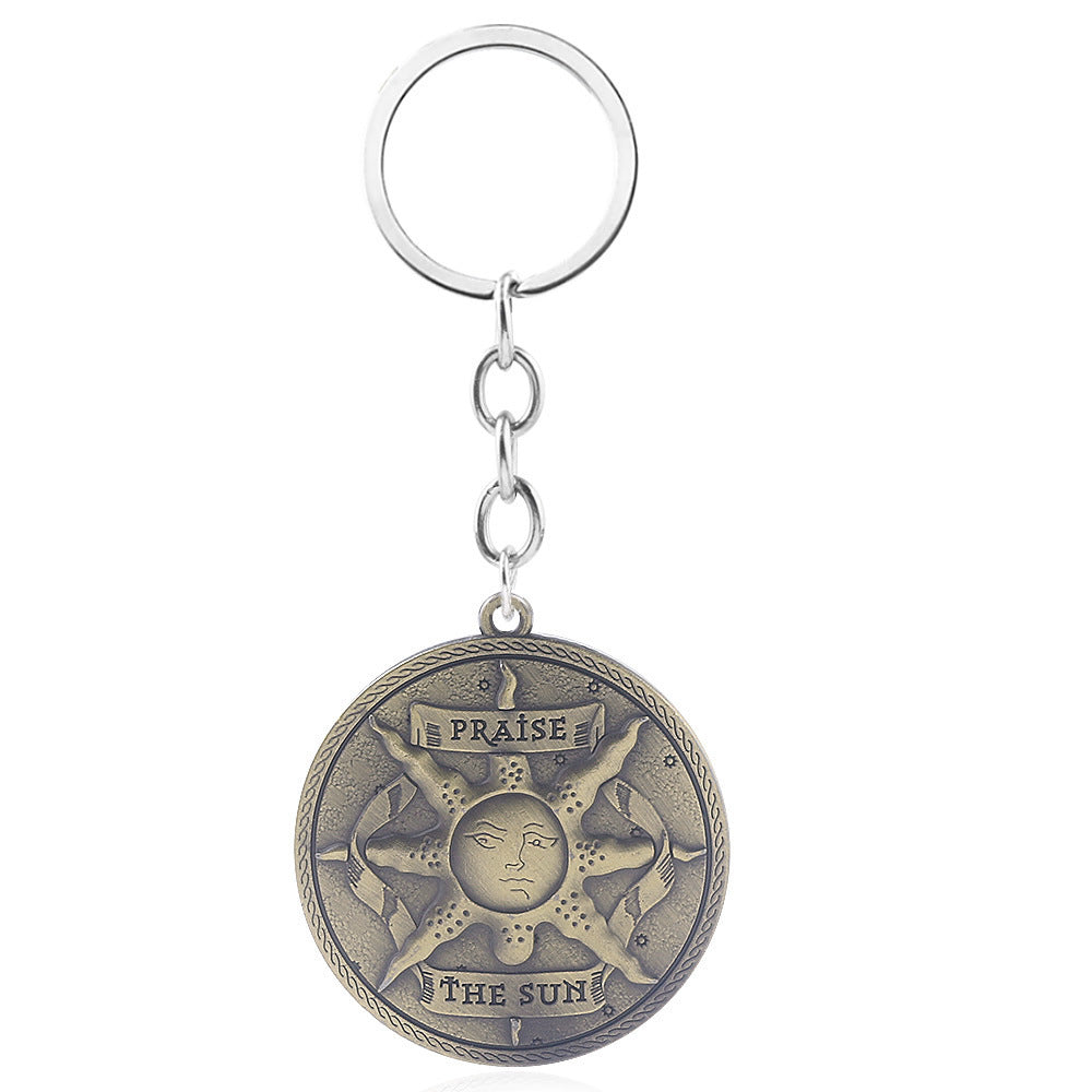 Game Metal Keychain Necklace