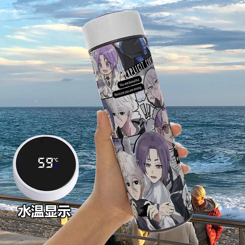 Anime Temperature Display Thermos Cup