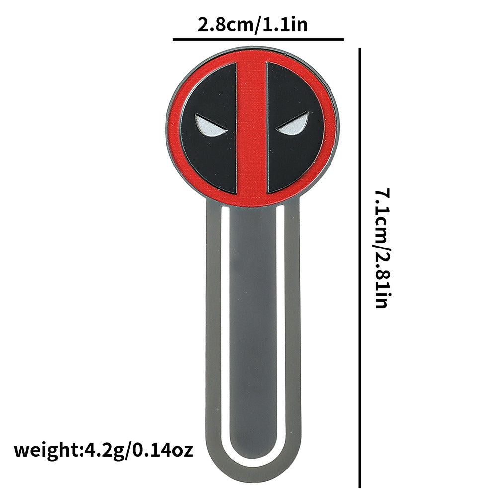 Deadpool and Wolverine Metal Bookmark