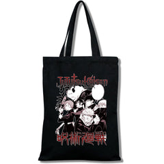 Casual Anime Printed Canvas Shoulder Bag