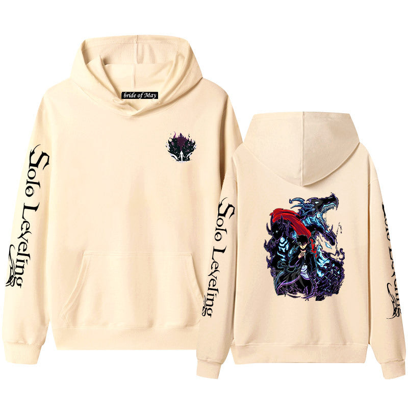 Unisex Anime Printed Pullover Hoodie