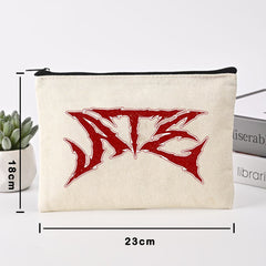 SKZ ATE Logo Print Cosmetic Bag