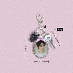 KPOP RIWOO Acrylic Pendant Keychain