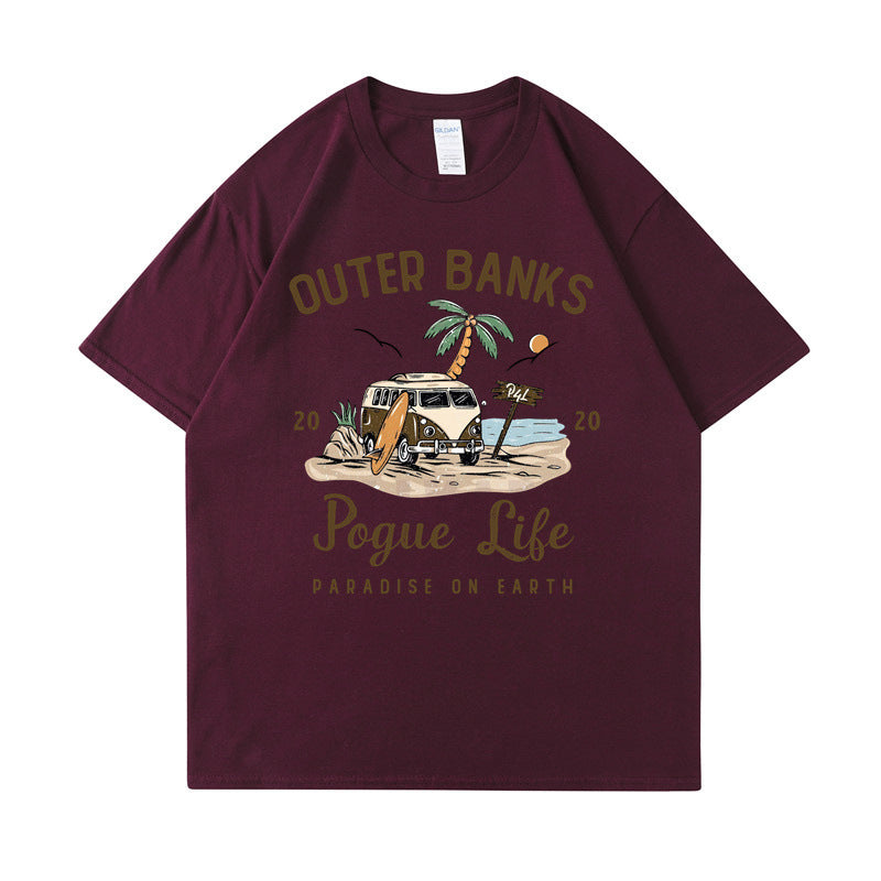 Women's TV Printed Short-sleeved T-shirt