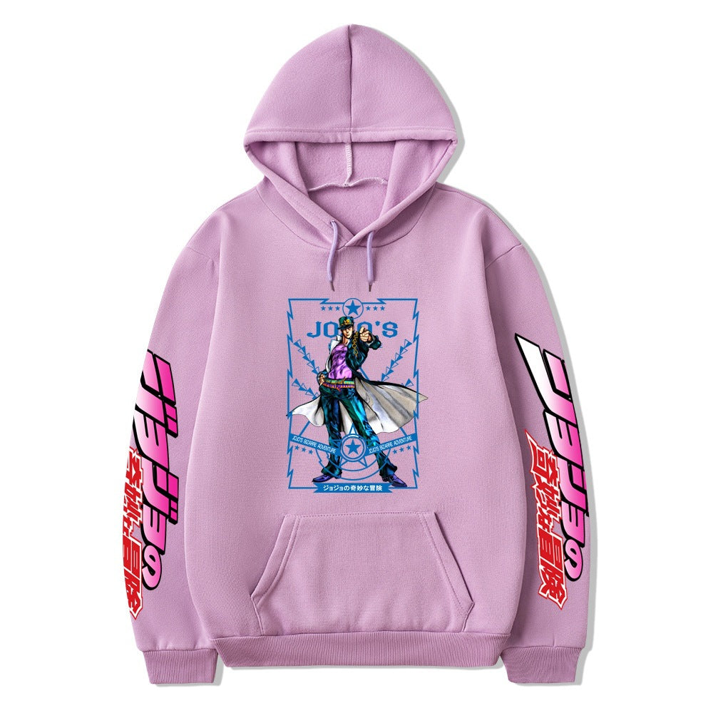 Trendy Jojo Graphic Printed Loose Hoodie