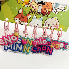 NCT DREAM Name Tag Keychain Accessories