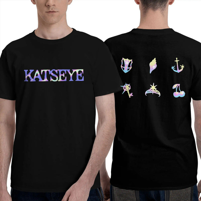 Casual Kpop Katseye Gabriela Logo T-Shirt