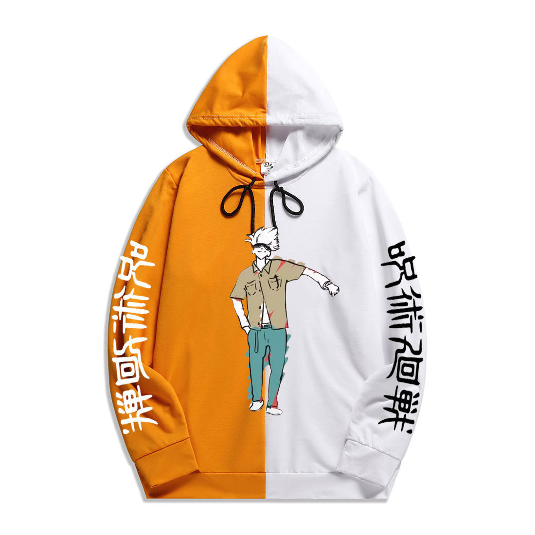 Casual Men's Anime Graphic Loose Sports Hoodie