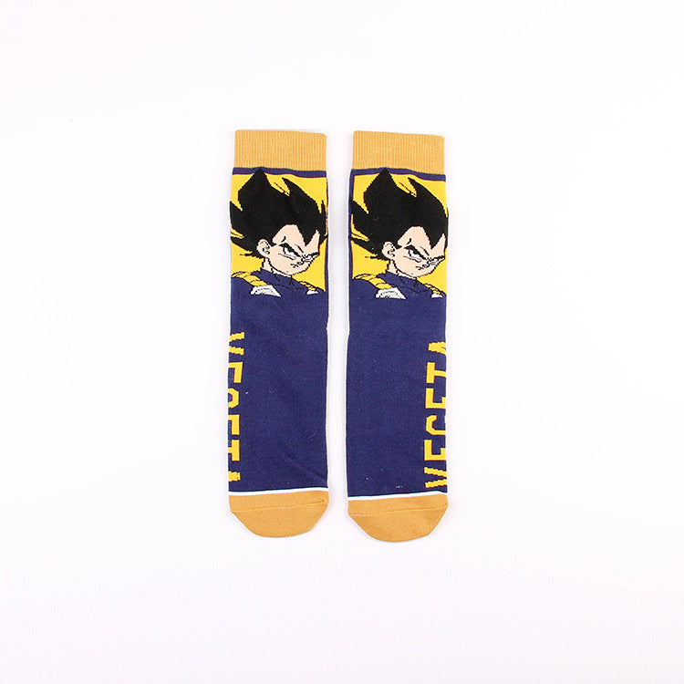 Men's Trendy Vegeta Medium Tube Socks