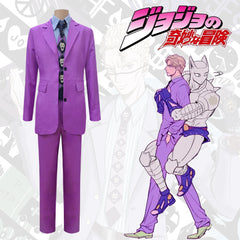 JOJO Kira Yoshikage Cosplay Costume