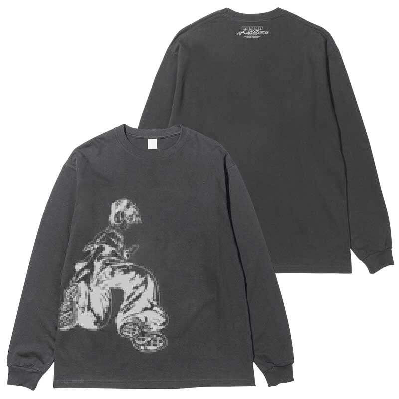 RIIZING LOUD Cotton Short Long-sleeved T-shirt
