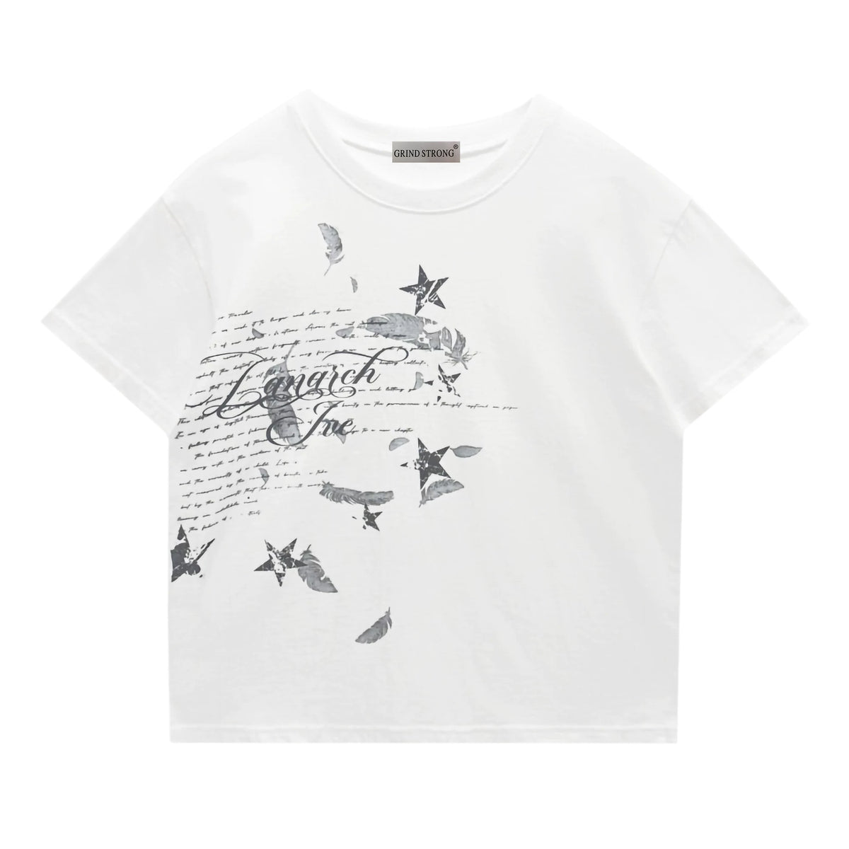 YOUNGJAE Same Style Short-sleeved T-shirt