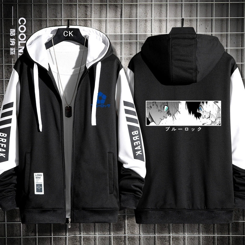 Unisex Anime Nagi Zipper Cardigan Hoodie