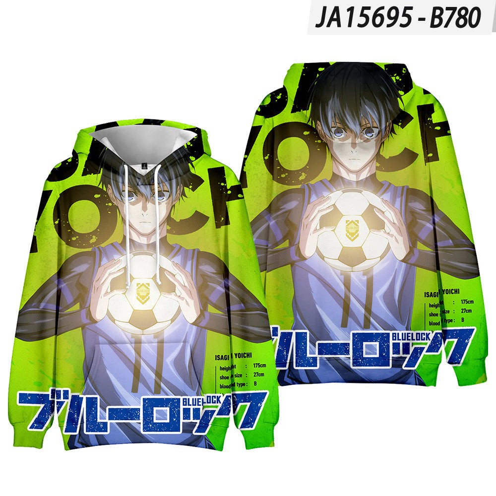 Trendy Anime Digital Print Cosplay Hoodie