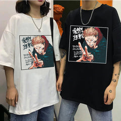 Unisex Anime Graphic Print Summer Short-sleeved T-shirt