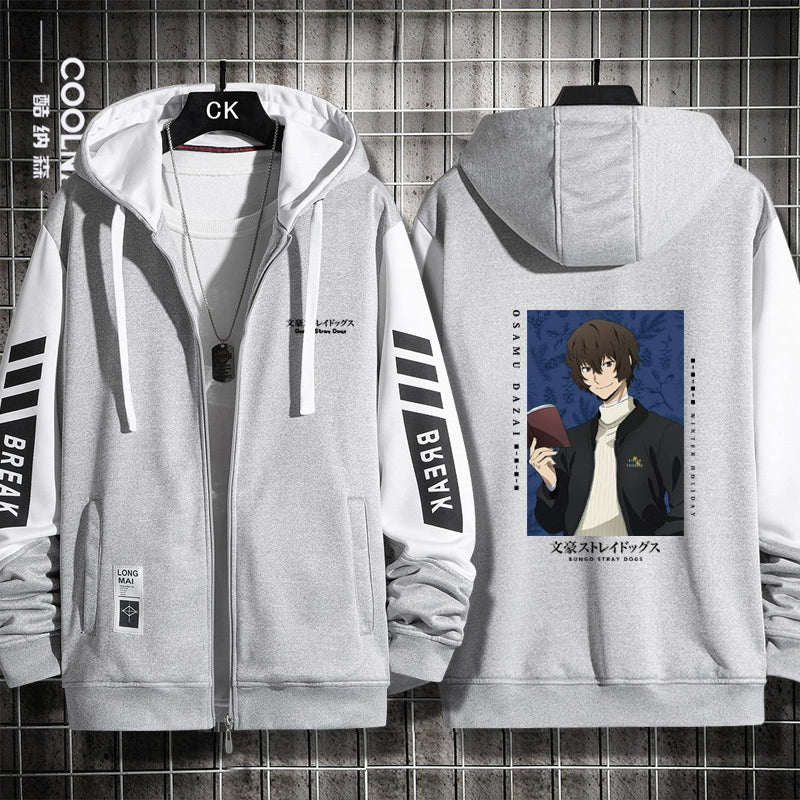 Trendy Anime Zipper Thin Cardigan Hoodie