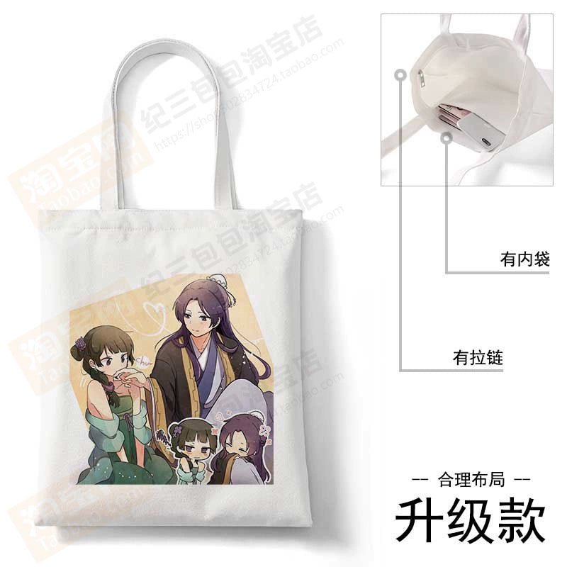 Anime Canvas Tote Bag