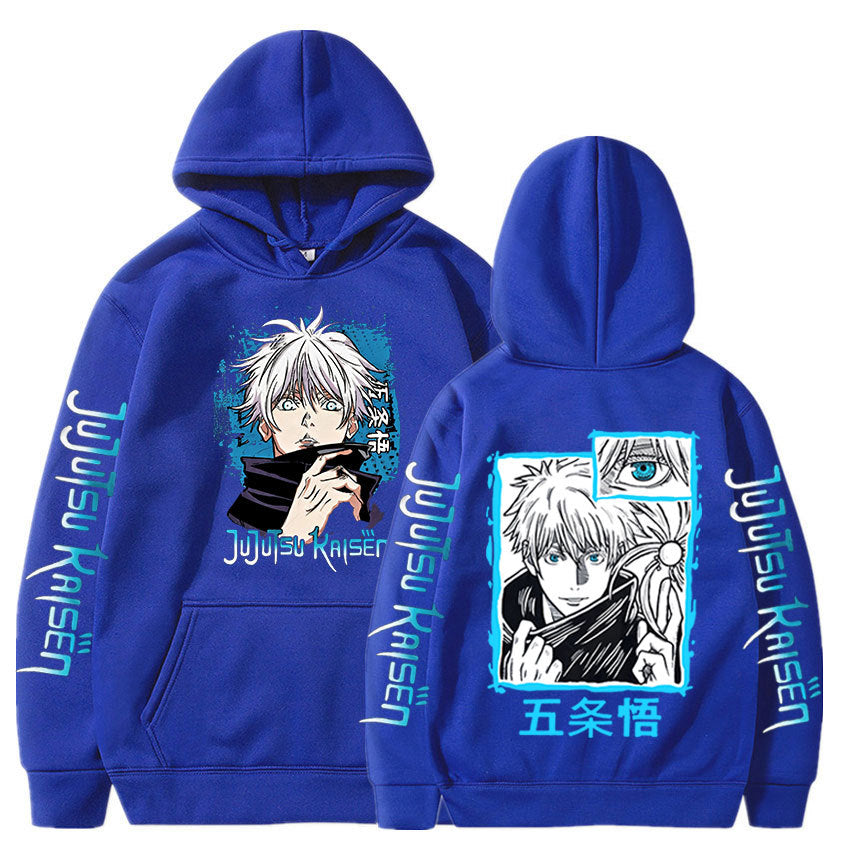 Unisex Satoru Gojo Printed Casual Hoodie