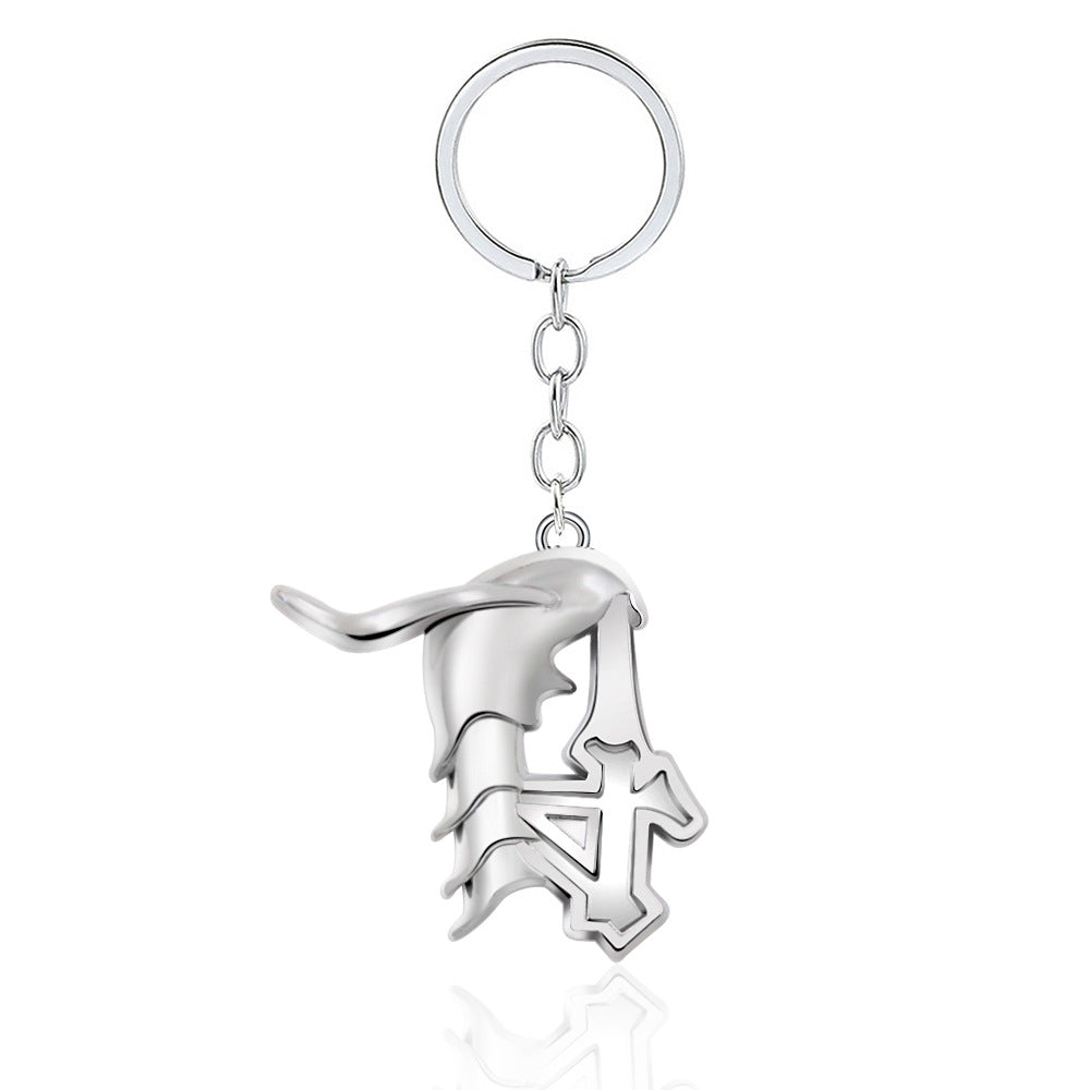 Trendy Anime Necklace Keychain
