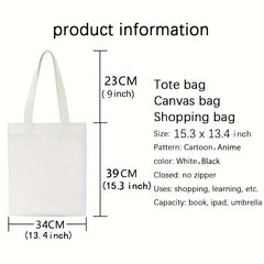 Mystic Falls Printed Canvas Tote Bag
