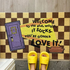 Retro Friends Entrance Floor Mat