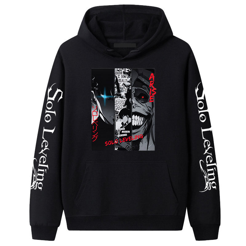 Unisex Manga Pattern Loose Hoodie