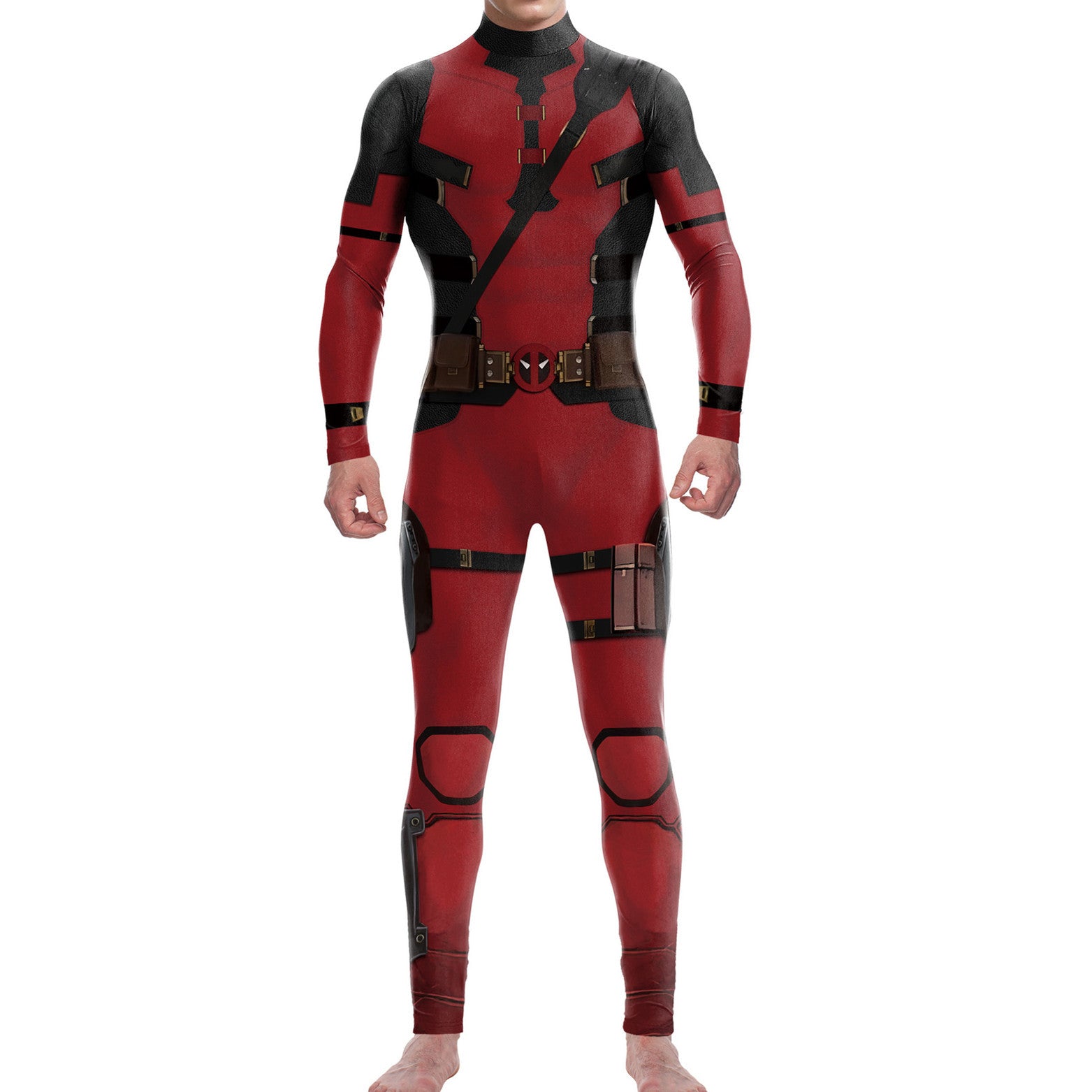 Deadpool and Wolverine Digital Print Cosplay Bodysuit