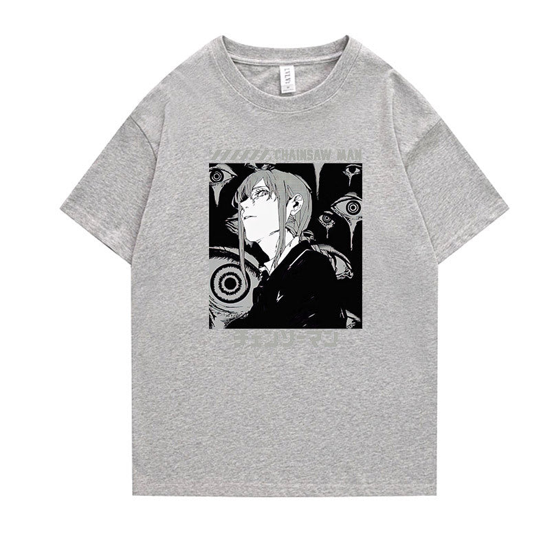 Unisex Anime Graphic Short-sleeved T-shirt