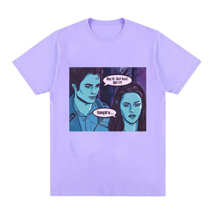 Vintage Vampire Comic Graphic T-Shirt