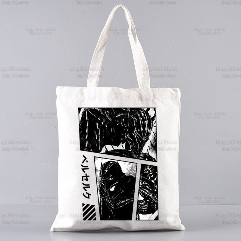 Guts Anime Printed Canvas Tote Bag