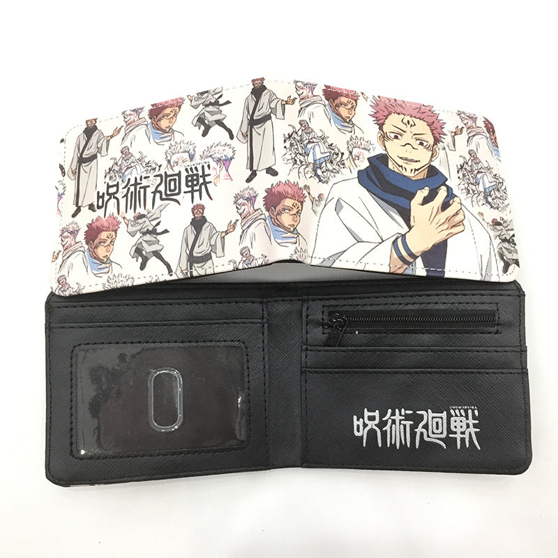 Trendy Anime Printed PU Leather Wallet