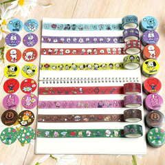 BANGTAN Tape Cartoon Stickers