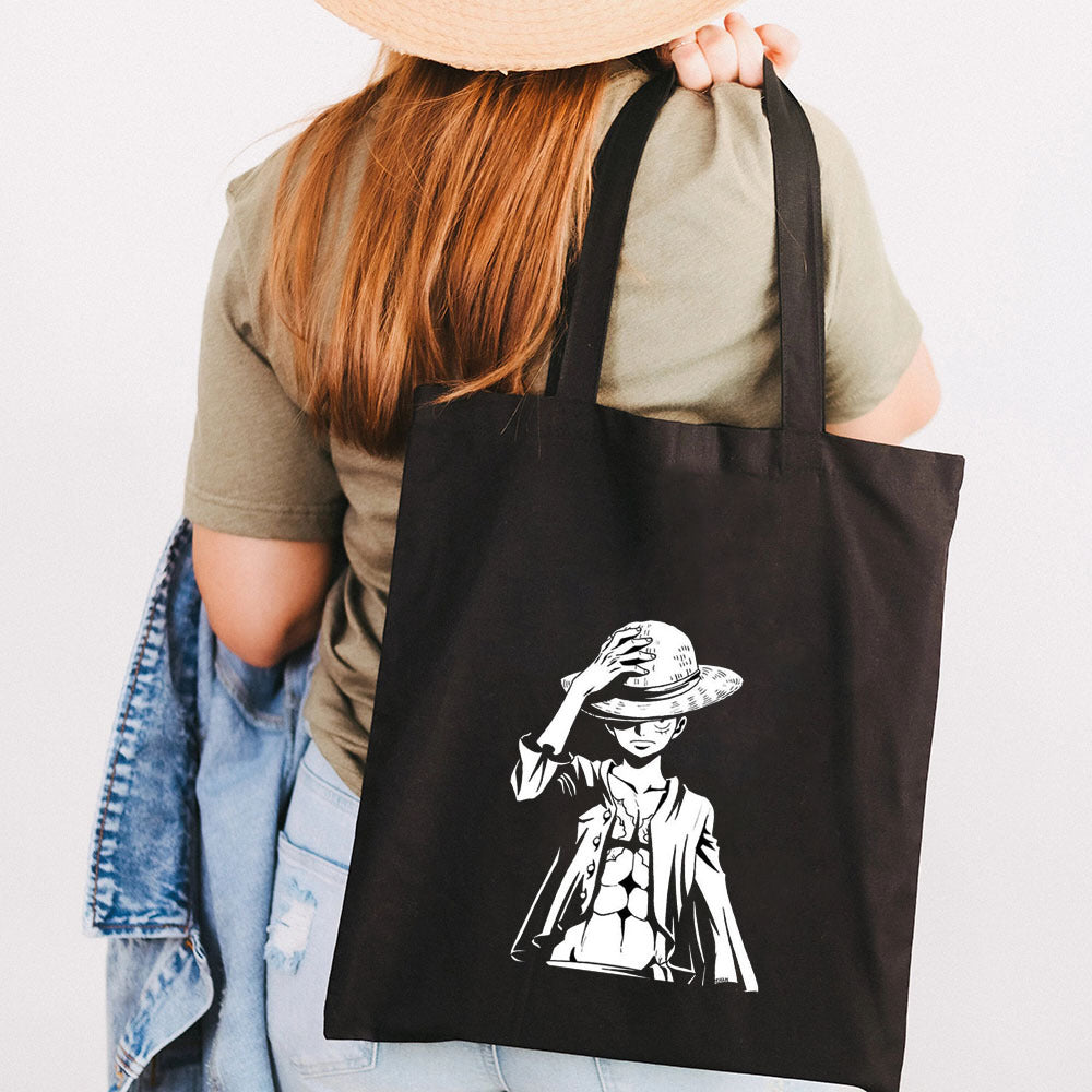 Casual Luffy Printed Canvas Shoulder Bag