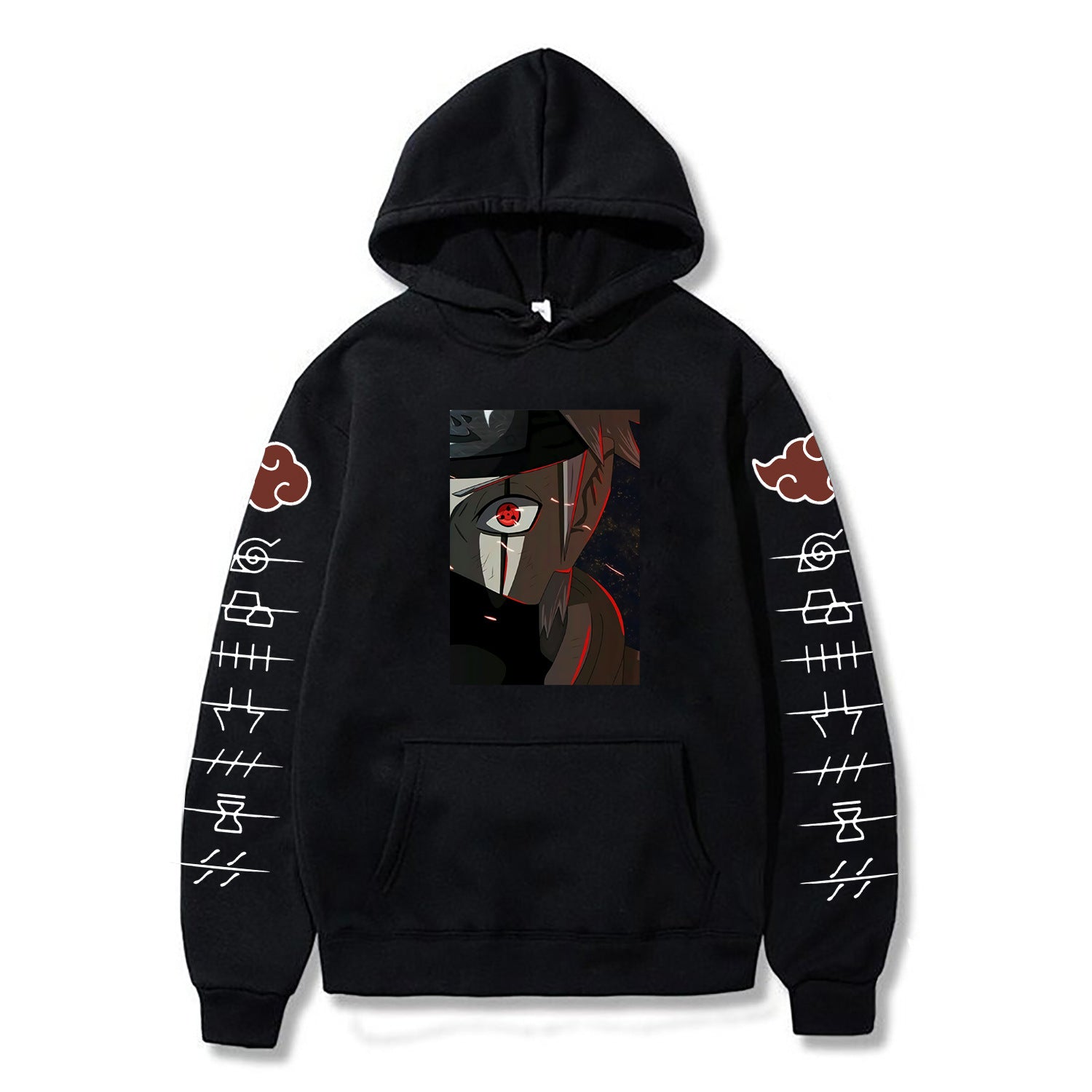 Unisex Kakashi Printed Casual Loose Hoodie