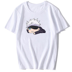 Casual Cute Anime Gojo Short-sleeved T-shirt