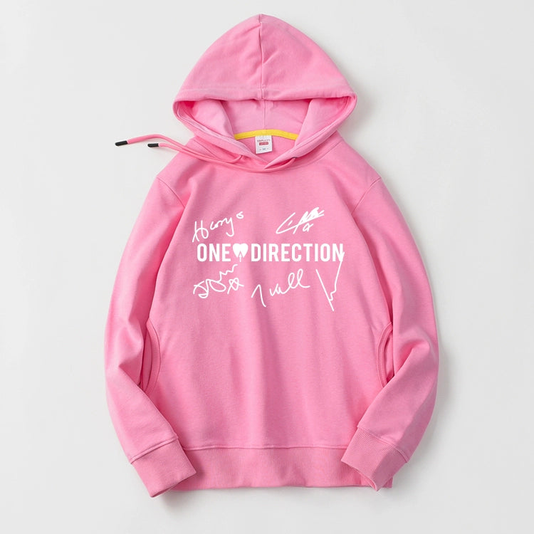 Group 1D Signature Pullover Loose Hoodie