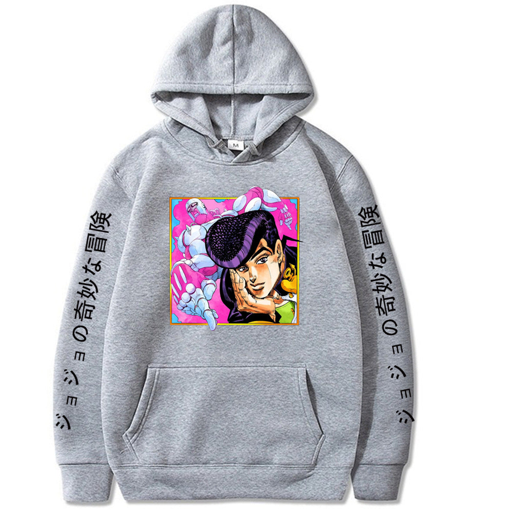 Unisex Josuke Higashikata Print Cosplay Hoodie