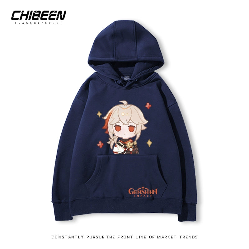 Unisex Game Cartoon Print Casual Hoodie