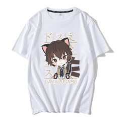 Casual Anime Graphic Short Sleeve T-Shirt