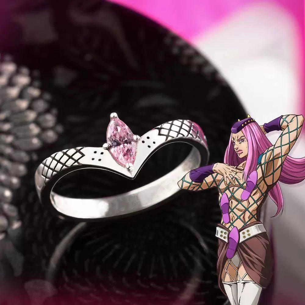 Chic Jojo Cosplay Ring Necklace