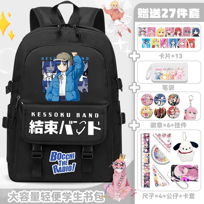 Large Capacity Waterproof Anime Backpack