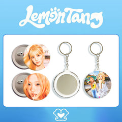 H2H "Lemon Tang" Album Badge Mirror Keychain